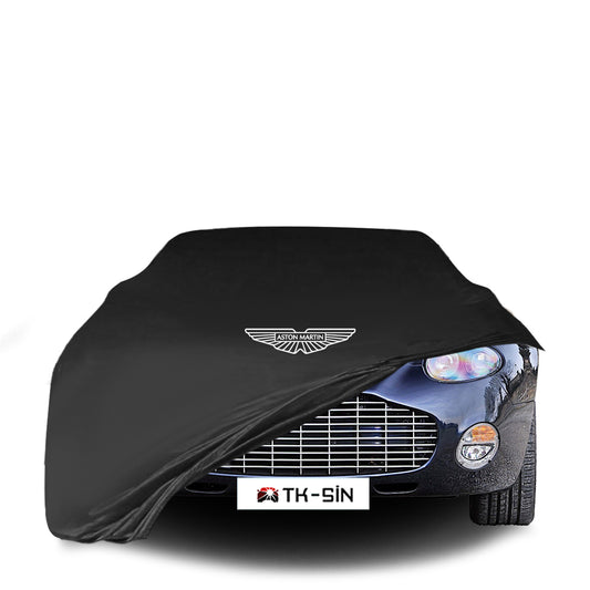 Indoor Autoabdeckung für Aston Martin DB7 Zagato Coupe (2003) mit Logo

