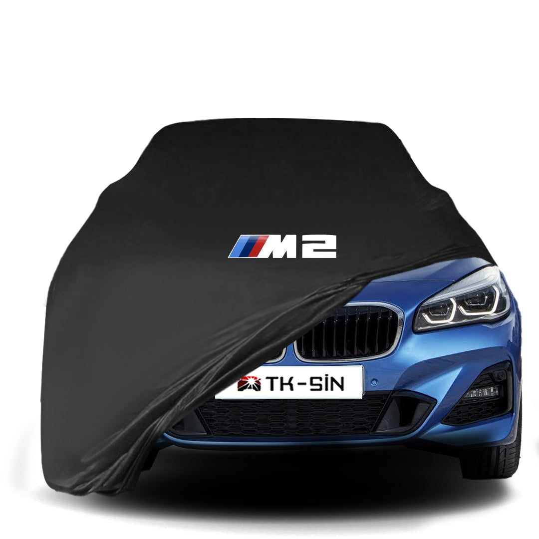 Indoor Autoabdeckung für BMW 2er Active Tourer (U06) ab 2021 – maßgeschneidert mit Logo