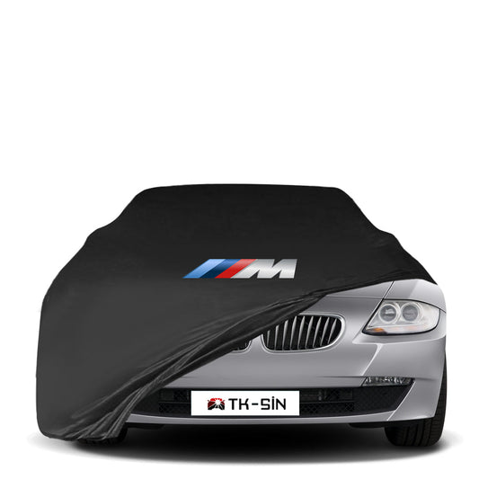 Passgenaue Indoor Autoabdeckung für BMW Z4 Coupé E85 (2002–2008) mit BMW Logo – atmungsaktiv und elastisch
