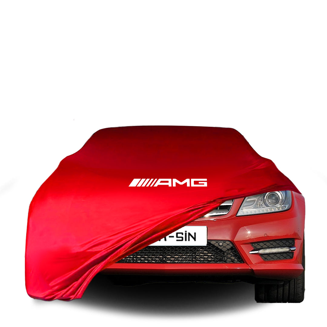 Indoor Autoabdeckung für Mercedes C S204 Kombi (2007–2014) mit Logo – maßgeschneidert & atmungsaktiv

