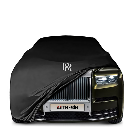 Indoor Autoabdeckung für Rolls-Royce Phantom VIII EWB (ab 2017) mit Logo – maßgeschneidert & atmungsaktiv

