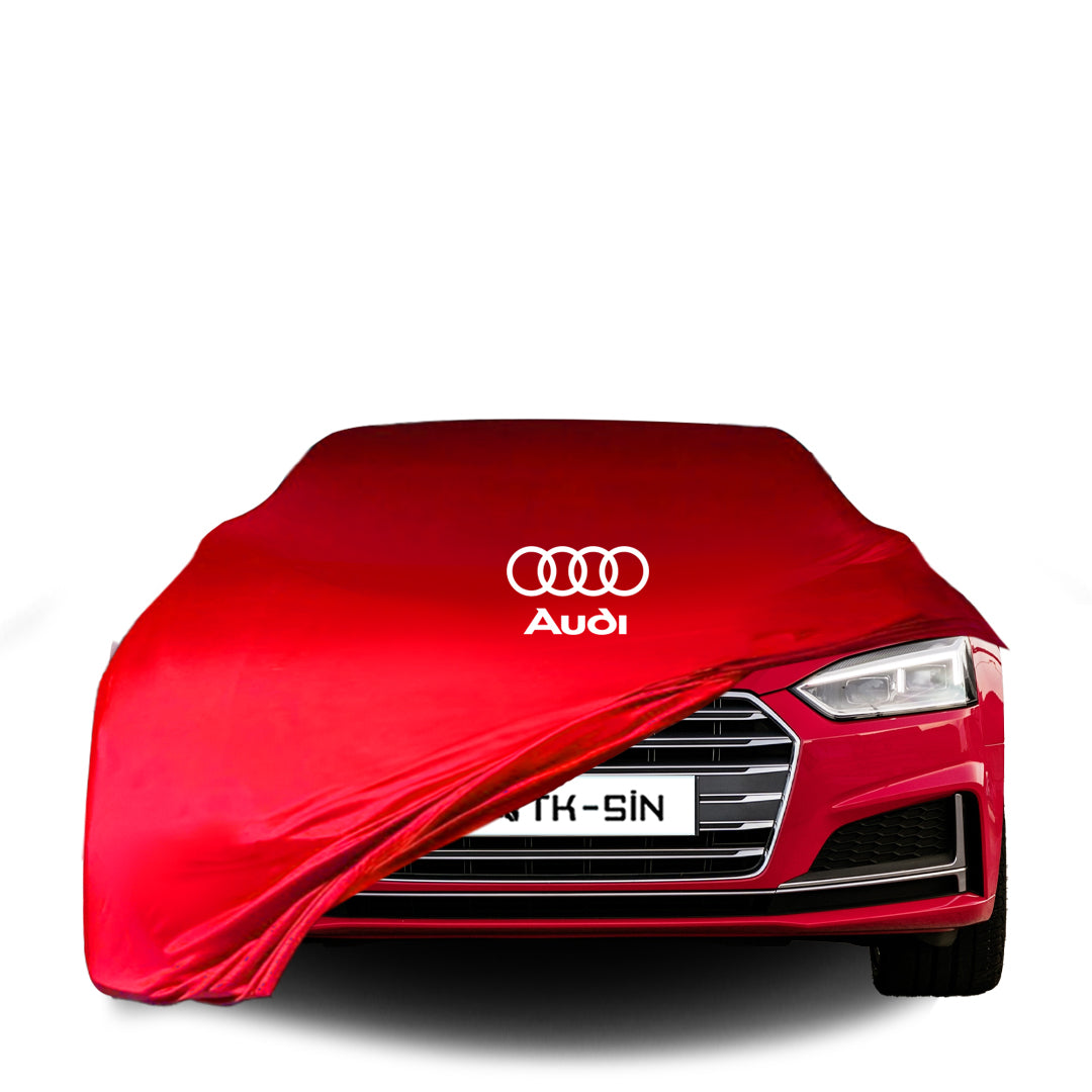 Indoor Autoabdeckung für Audi RS3 – A3 8V Cabrio / Coupé (2013–2016) mit Logo – maßgeschneidert & atmungsaktiv

